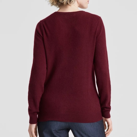 Charter Club 100% Cashmere Women's Petite Long-Sleeve Crewneck Sweater, size PM - Picture 2 of 13